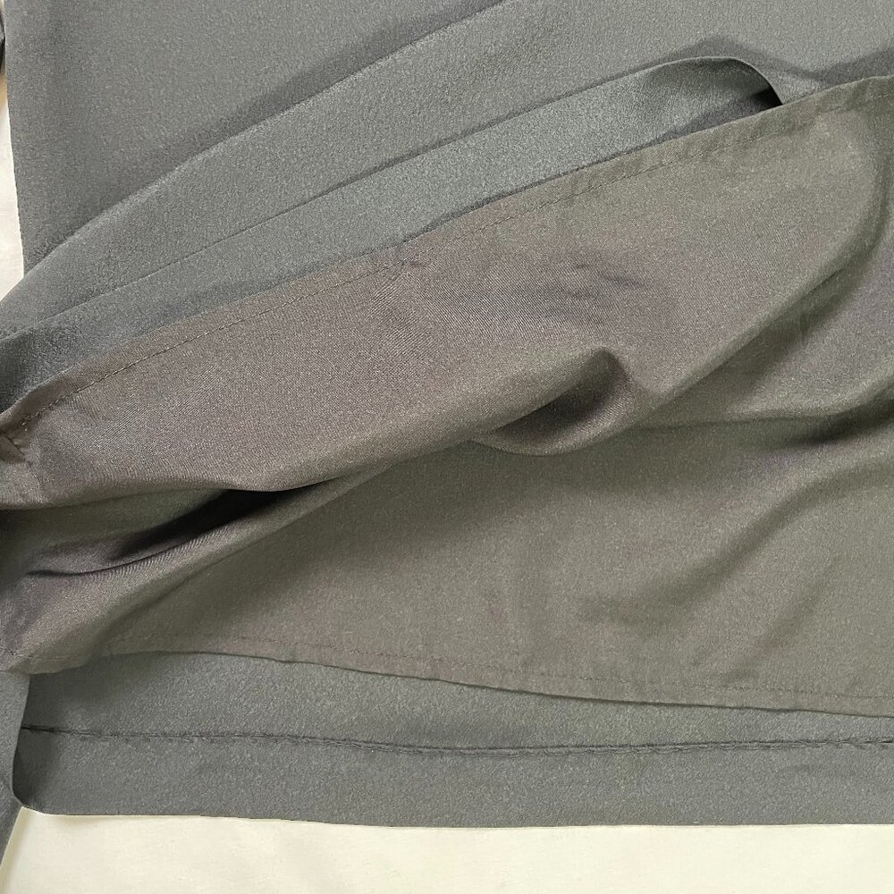Mossimo Lightweight Sheath Dress Black Short Cap Sleeves Tie Back Size XL - Picture 4 of 10